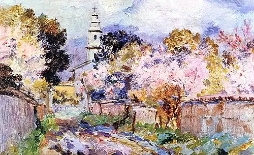 Juan Francisco González (Chili), Calle de Limache (« Rue de Limache », Musée national des Beaux-Arts).