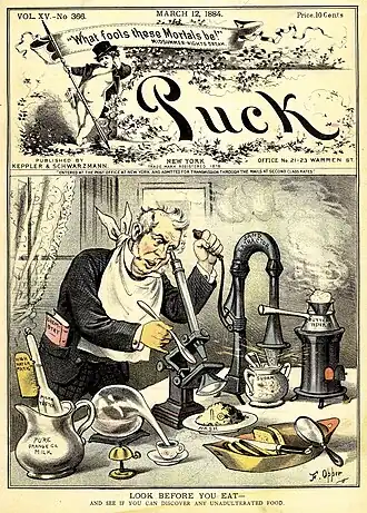 « Look before you eat » par Opper, no&nbsp;366 (12 mars 1884)
