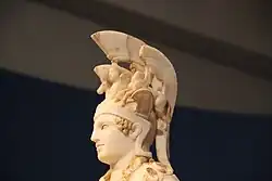 Détails de l'Athéna du Varvakéion.