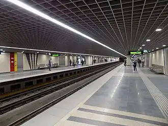 Image illustrative de l’article Göncz Árpád városközpont (métro de Budapest)