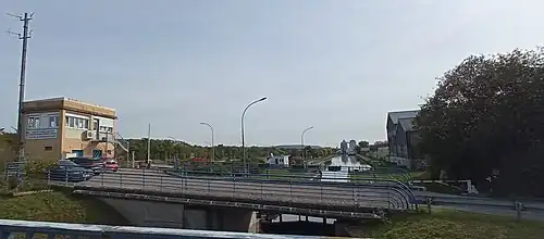 Vue sur l'Écluse frouard clevant.