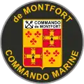 Écusson Commando Marine de Montfort.