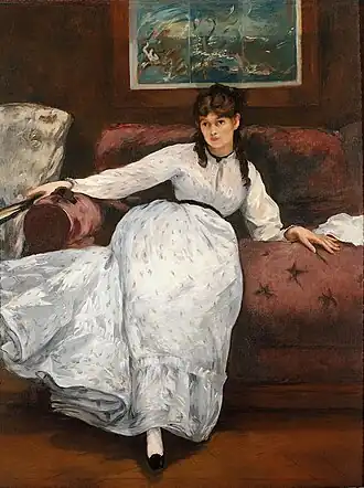 Le Repos (Berthe Morisot), vers 1870-1871, Rhode Island School of Design Museum.