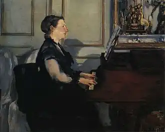 Madame Manet au piano, 1868Musée d'Orsay (Paris)