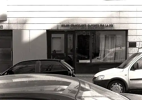 Ancienne Église évangélique baptiste par la foi au no&nbsp;18.