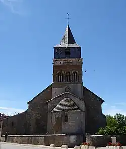 Chevet de l'église Saint-Brice.