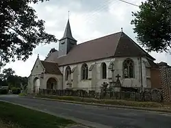L'église Sainte-Honorine.