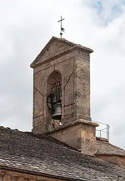 Le clocher de l'église.