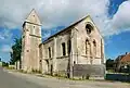 L'église Notre-Dame de Quesnay. Vue sud-est.