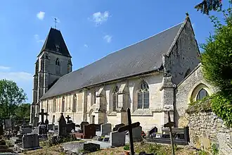 L'église Notre-Dame. Vue sud-est.