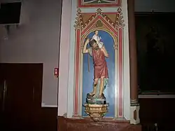 Statue de saint Christophe portant l'Enfant Jésus