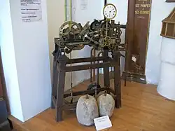 Ancienne horloge du clocher de l'église.