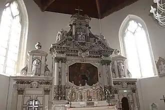 Retable, &nbsp;Classé&nbsp;MH (2000).