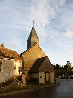 Église Saint-Barthélemy, vue du nord-ouest.