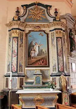 Autel Secondaire. Tableau "Ange gardien".