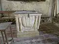 Fonts baptismaux du XIe&nbsp;siècle.
