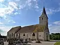 L’église Saint-Jean-Baptiste. Vue nord-ouest.