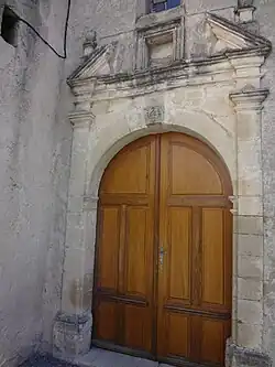 Portail de l’église paroissiale.