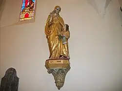 Sainte Anne apprenant à lire les psaumes à sa fille Marie.