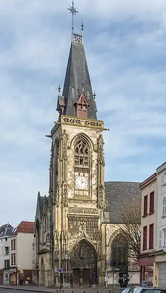 Église Saint-Leu d'Amiens (XVe&nbsp;siècle) &nbsp;Classé&nbsp;MH (1906) .