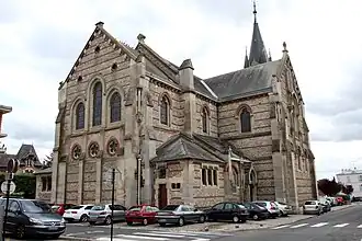 Arrière de l'église.