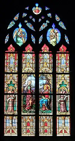 Vitrail : Jésus et la Samaritaine