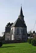 Le chœur de l'église Saint-Martin de Scry