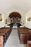 La nef de l'église Sainte-Marie.
