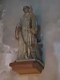 La statue de saint Nicolas.