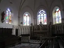 Le chœur de l'église.