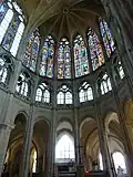 Haut chœur et triforium.