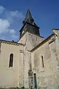 Flèche du clocher.