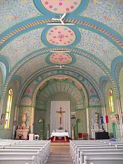 L'église Sainte-Cécile.