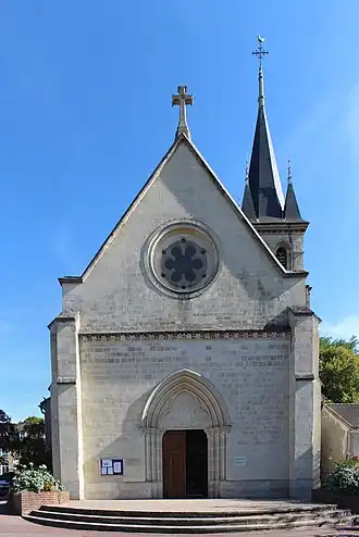 Façade de l'église Saint-Léger