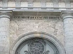 Cor meum ibi cunctis diebus (J'aurai toujours là mes yeux et mon cœur, en latin) citation de Dieu (variante)