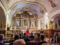 Intérieur de l'Église d'Encausse-les-Thermes.