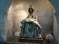 Pietà dans un lavabo liturgique 16e.