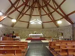 Intérieur de l’église.