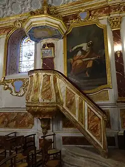 La chaire à prêcher, côté nord