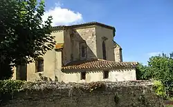 abside de l'église de Loubedat