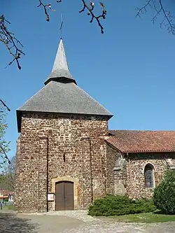 Église Saint-Jean-Baptiste de Mézos, XIVe&nbsp;siècle.