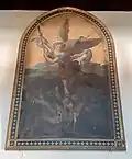 Tableau de saint Michel dans le narthex