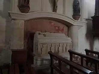 Gisant de saint Léry.