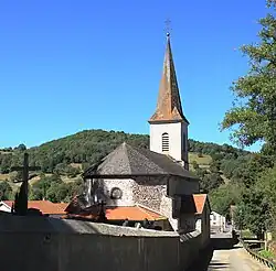 Vue de l'église en 2020.