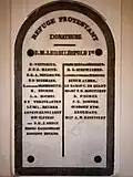 Donateurs du "refuge protestant"