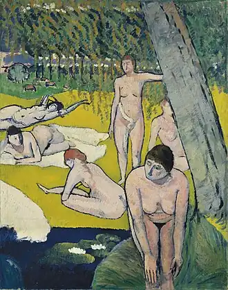Baigneuses aux nénuphars, vers 1889 – Musée d'Orsay, Paris.