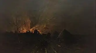 La conflagration, musée Soumaya.