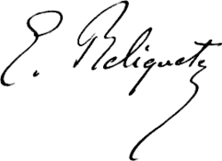signature d'Émile Reliquet