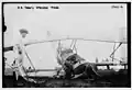 Épave de l'avion après le crash du 30 mai 1916 (vue avant). Bibliothèque du Congrès, Washington.