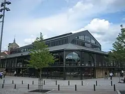 Le marché couvert rénové en 2005.